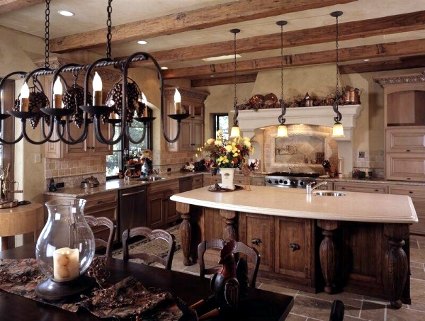 Rustic kitchen offers a stylish ambience - 20 design ideas
