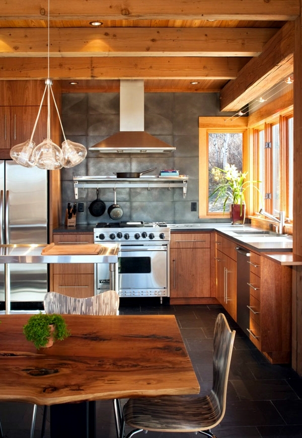 Rustic kitchen offers a stylish ambience - 20 design ideas