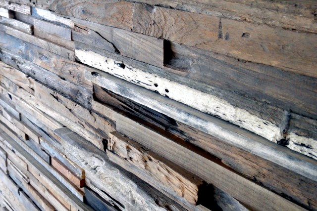 Rustic wall cladding wood - panels of Wonderwall Studios
