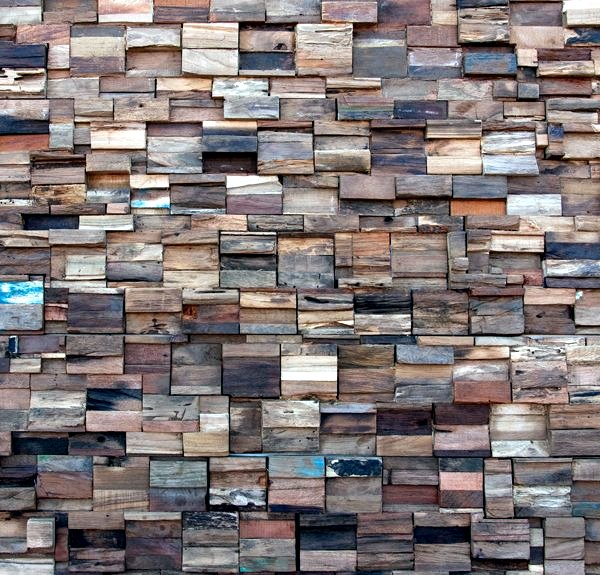 Rustic wall cladding wood - panels of Wonderwall Studios