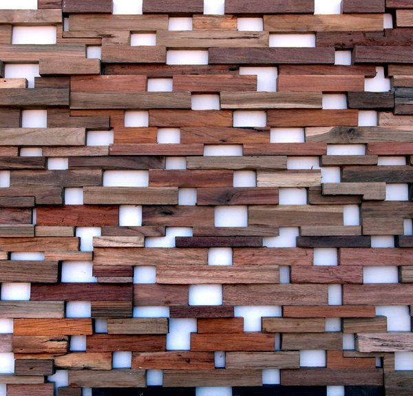 Rustic wall cladding wood - panels of Wonderwall Studios