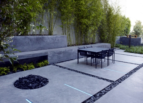 Screening fence or garden wall – 102 ideas for garden design ... Idées patio Wall