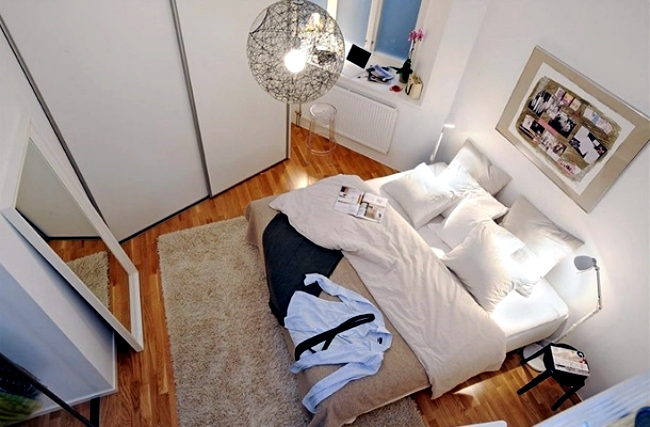 Setting up small bedroom - 20 ideas for optimal planning