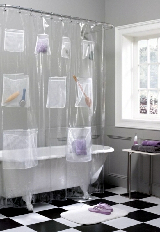 Shower curtain and decorate it nicely - original ideas for making your own