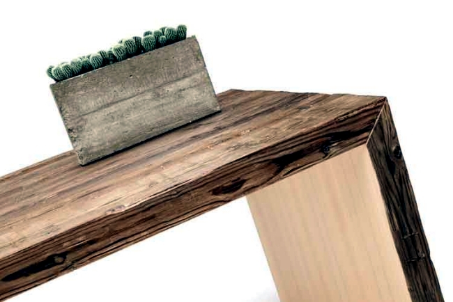 Solid wood tables conquer the living room re-design Giuseppe Pruneri