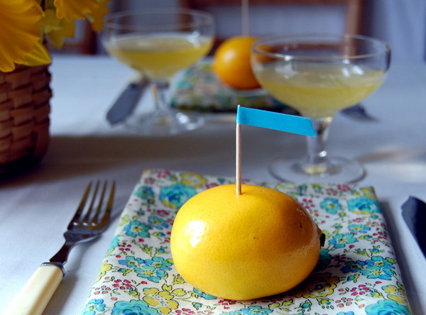 Sommerdeko yourself-- Great ideas for the table with lemons