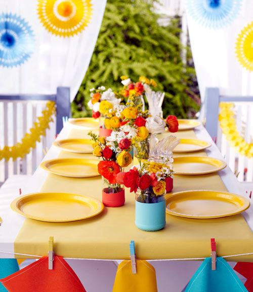 Summer decoration ideas to make your own for your garden party