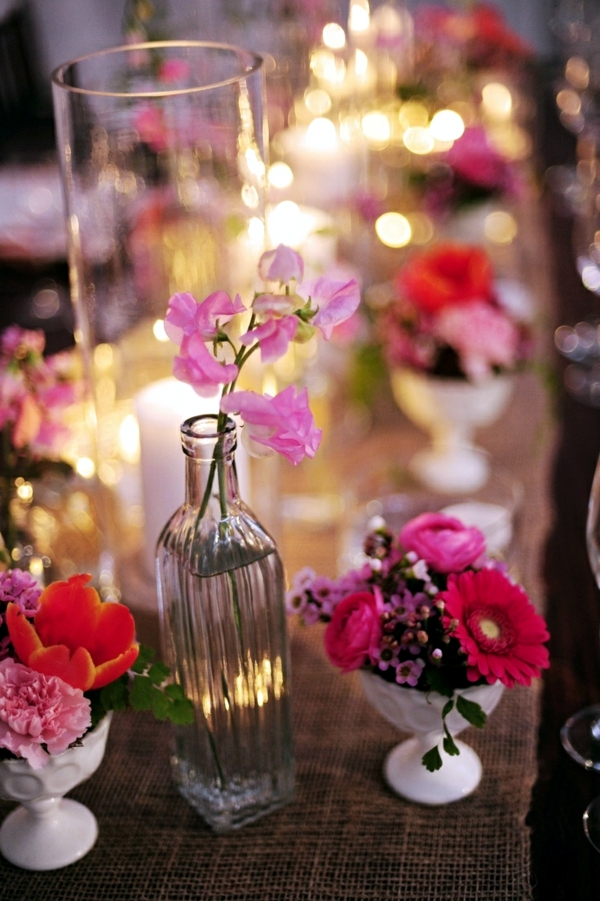 Table decoration to make your own - 100 cheap and stylish ideas
