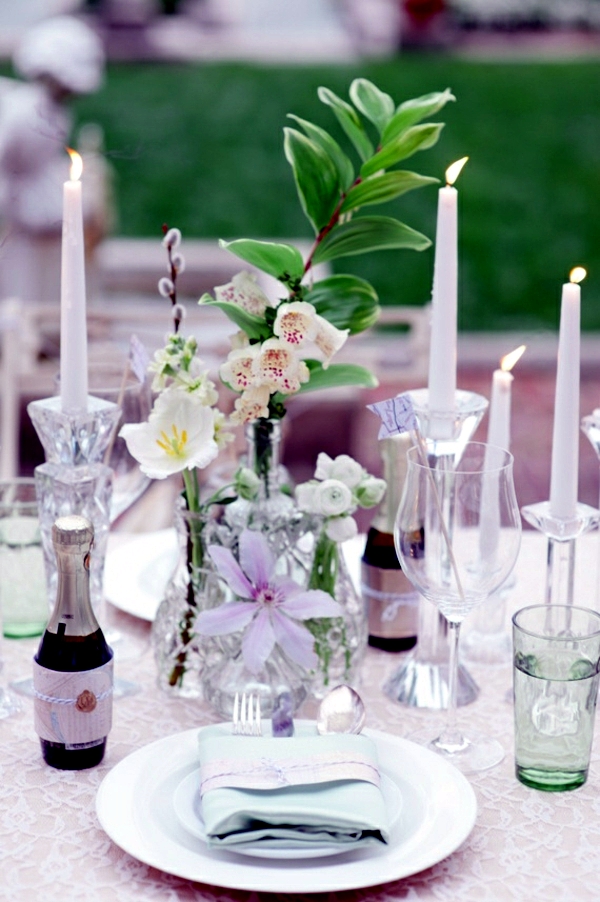 Table decoration to make your own - 100 cheap and stylish ideas