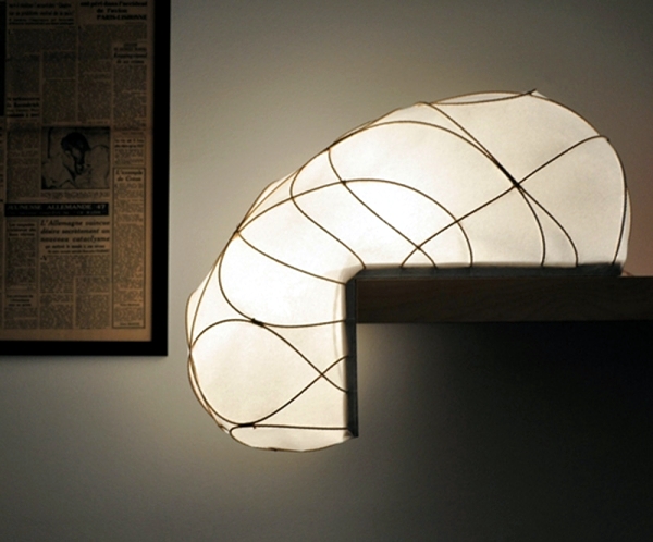 Table lamp design innovation fancy "lamp L" by Anna Leymergie