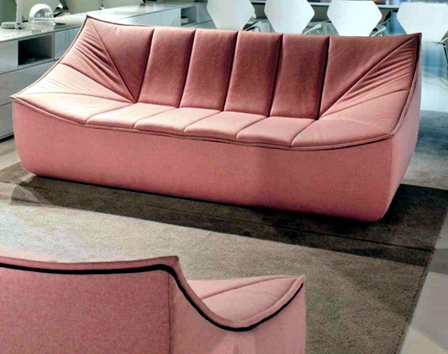 The Bahir living room furniture design embodies comfort and elegance