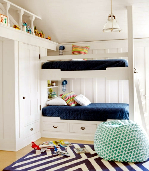The beanbag chair in the nursery - 33 cool decorating ideas