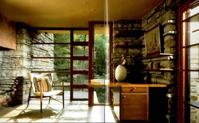 The Fallingwater House by Frank Lloyd Wright remains eternal classics