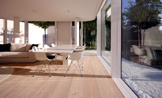 The flooring is made of wood from Dinesen is a hallmark of quality