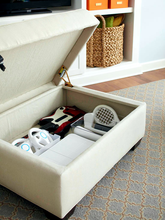 The modern furniture with storage space saving cost and space