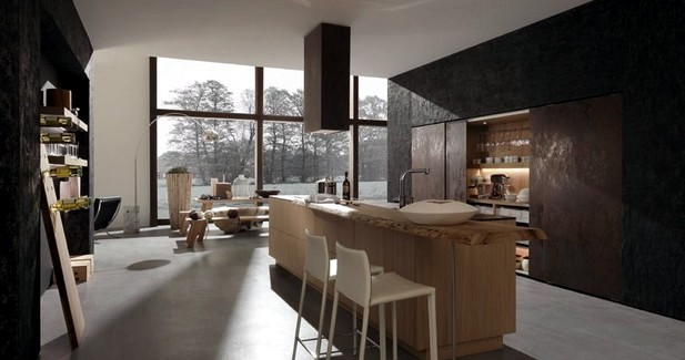 The modern kitchen island in the kitchen - 45 well-appointed designs