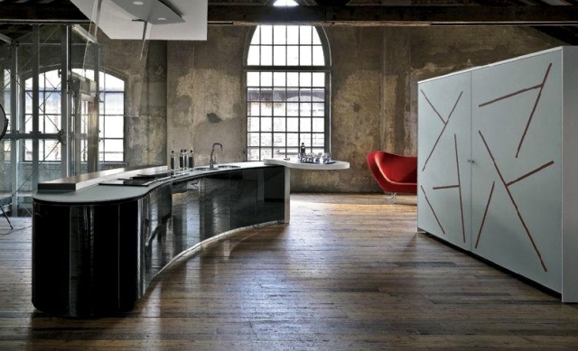 The modern kitchen island in the kitchen - 45 well-appointed designs