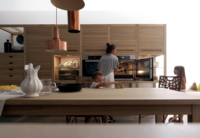 The Sinetempore designer kitchen in a traditional style from Valcucine