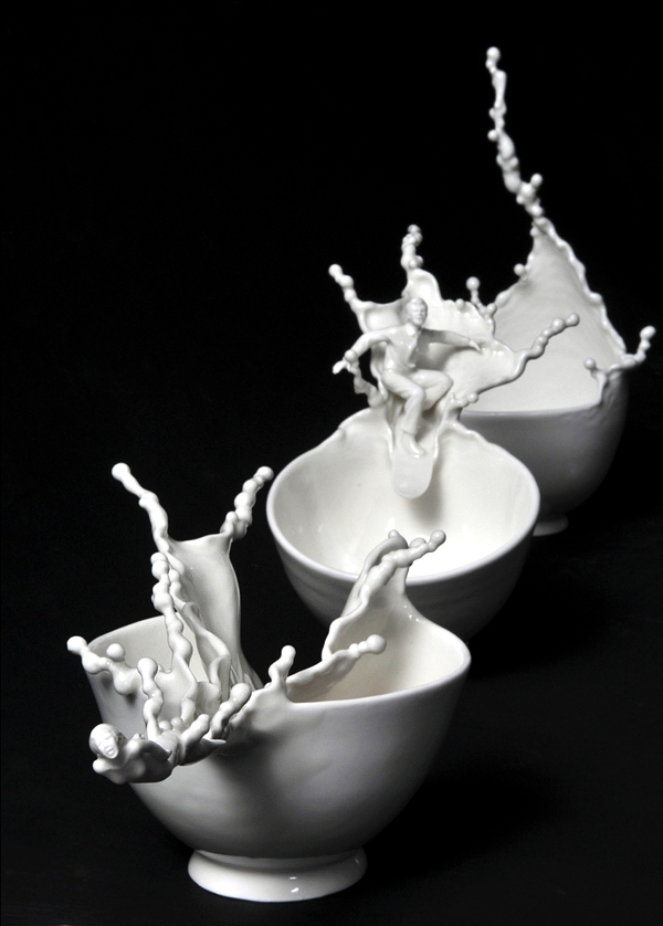 The stunning steel and ceramic sculptures by Johnson Tsang
