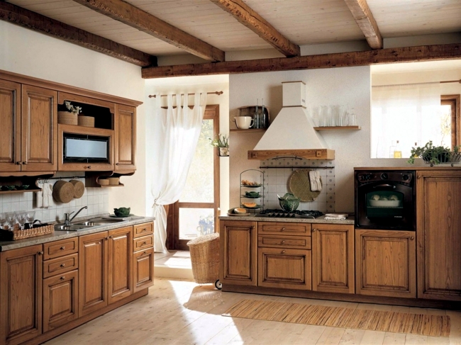 The traditional charm of the classic wooden kitchen designs -33