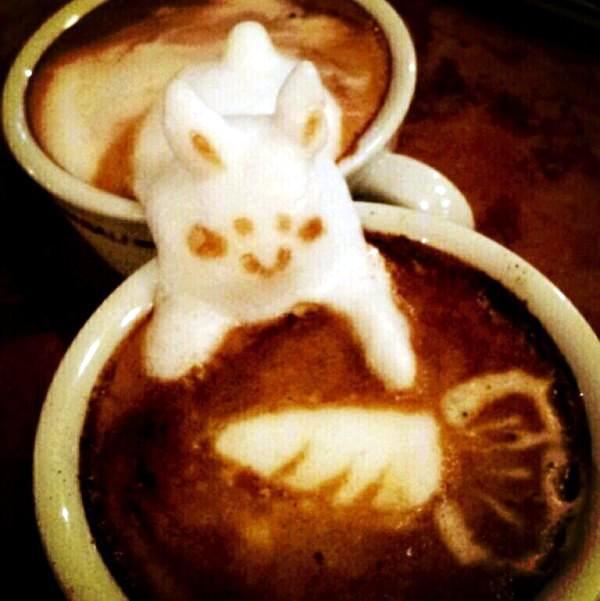 Unusual 3D Latte Art by Japanese artist Kazuki Yamamoto
