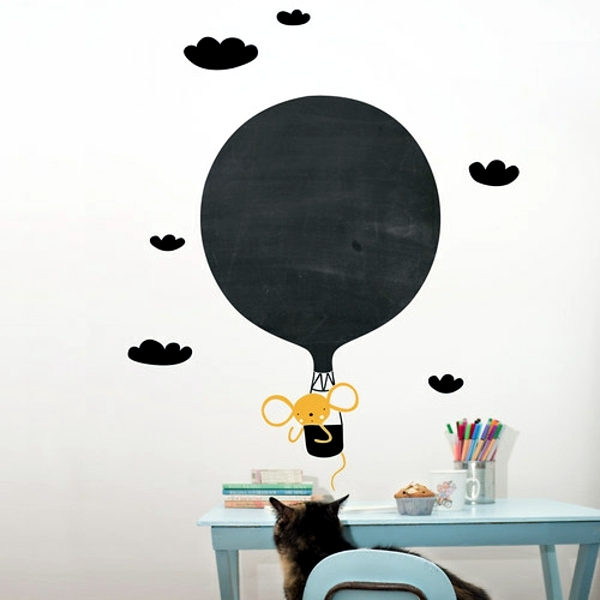 Use chalkboard paint creatively - decoration ideas for the nursery