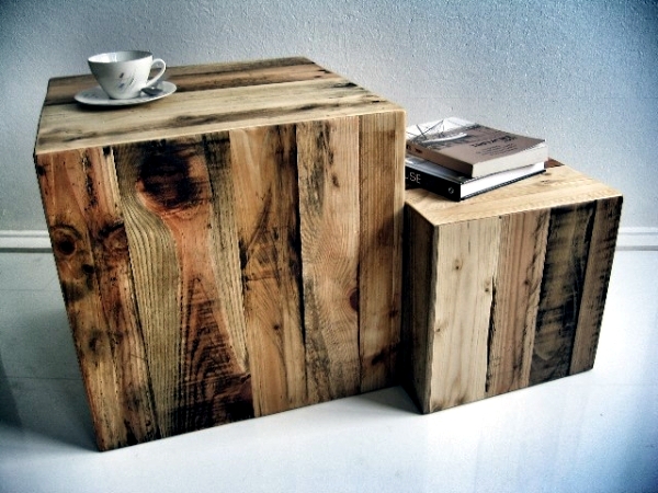 Used Euro pallets recycle - Modern furniture from wood pallet