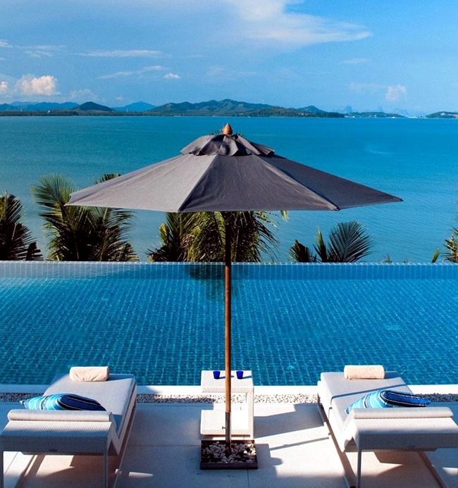 Villa on the beach in Thailand reveals the beauty of nature