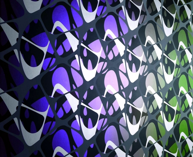 Wallpaper designs by Zaha Hadid for Marburg stand for more dynamic