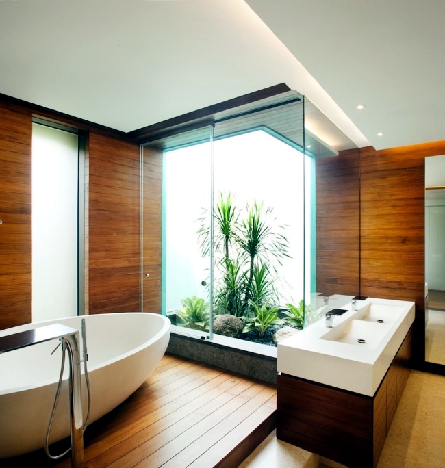 Without bathroom tiles - Ideas for Free tiles wall decoration