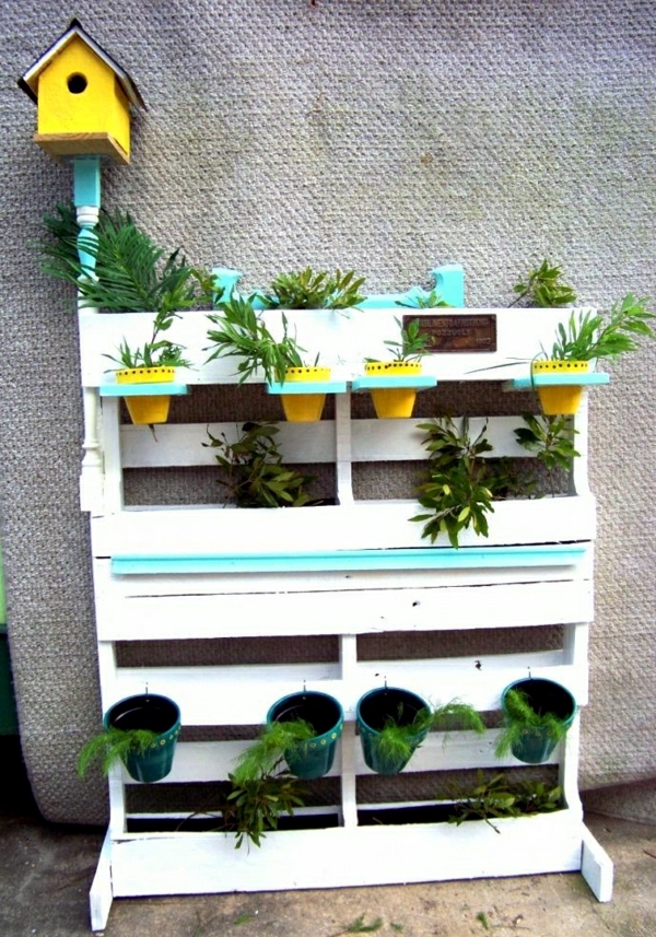 Wood euro pallets furniture for garden and balcony - ideas you can build yourself