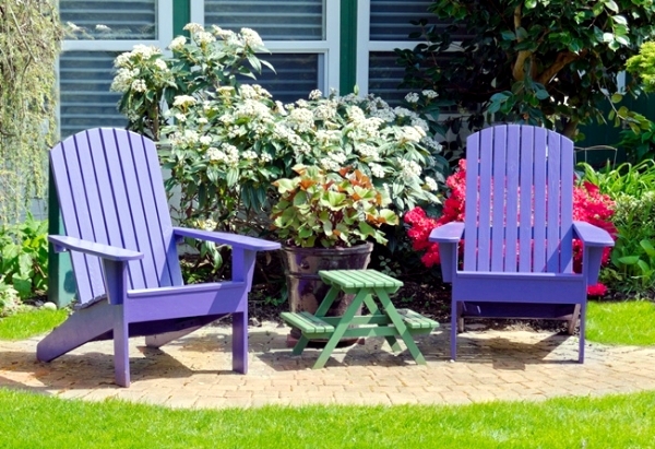 Wooden Garden Furniture, What Is The Best Garden Furniture Paint Colors 2018