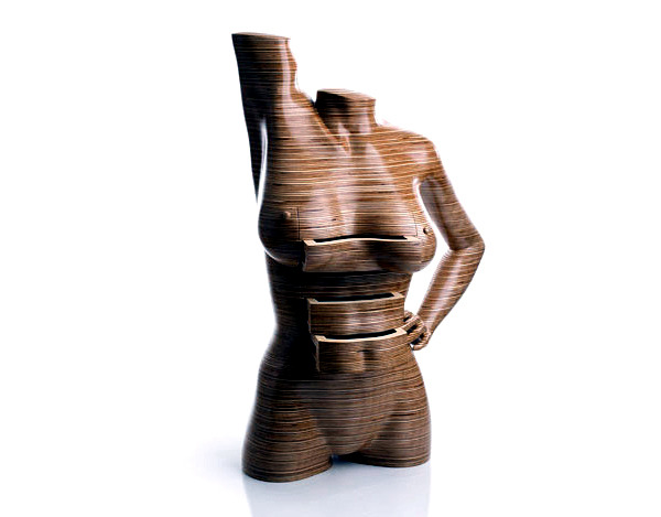 Wooden sculptures are functional furniture - Design by Peter Rolfe